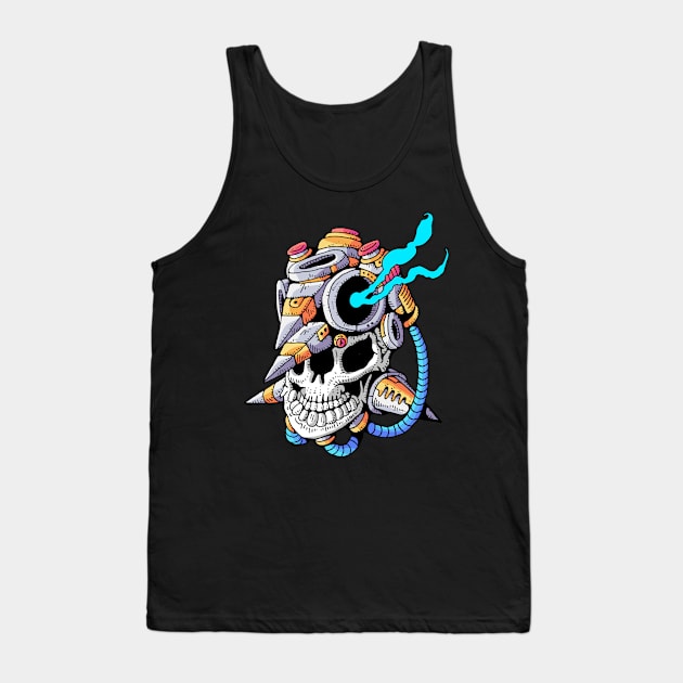 CYBORGSKULL Tank Top by DOODLESKELLY